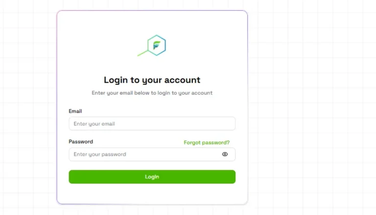 FundaNet login screen